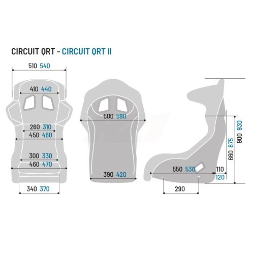 Sparco Sedačka Circuit / Circuit II QRT