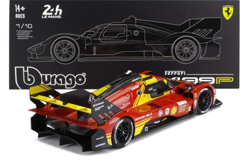 Model BBurago Ferrari 499P NR.50 Winner Le Mans 2024 1:18