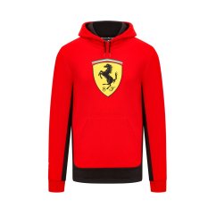 Scuderia Ferrari F1 volnočasová mikina s velkým logem červená