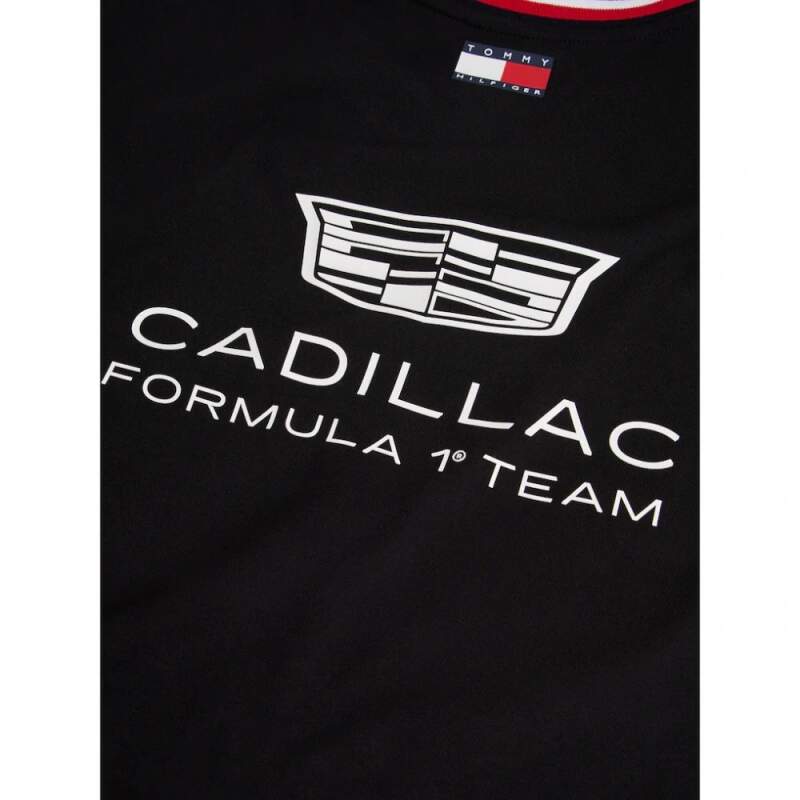 Černé tričko Cadillac F1 x Tommy Hilfiger - týmová edice