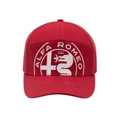 Alfa Romeo kšiltovka s velkým logem červená