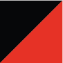 Černá / Zářivá oranžová