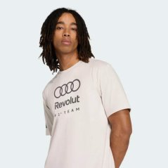 Tričko Audi Revolut F1 béžové x Adidas - volnočasová edice