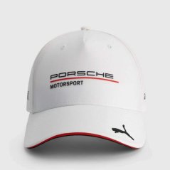 Týmová kšiltovka Porsche Motorsport s logy sponzorů bílá