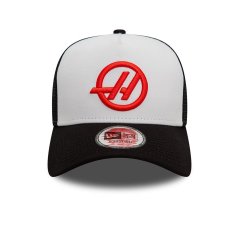 Haas F1 MoneyGram kšiltovka EF s veľkým logom biela