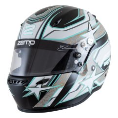 ZAMP Přilba ZR 72 Matte Black / Grey / Blue