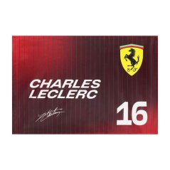 Scuderia Ferrari F1 fanouškovská vlajka - Charles Leclerc