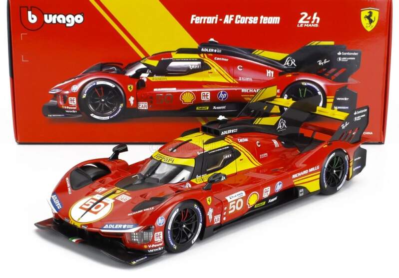 Model BBurago Ferrari 499P NR.50 Winner Le Mans 2024 1:18