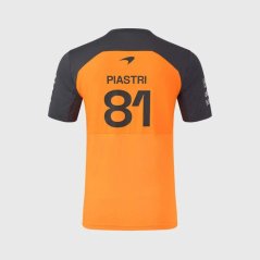 Týmové tričko McLaren F1 s logy sponzorů - Oscar Piastri oranžové