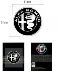 Alfa Romeo samolepka Gear shift 51 mm