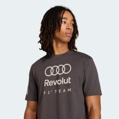 Tričko Audi Revolut F1 šedé x Adidas - volnočasová edice