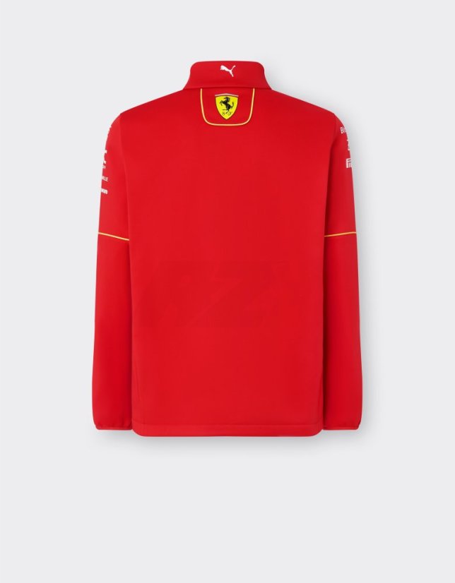 Týmová softshell bunda Scuderia Ferrari F1 2024 červená