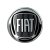 Fiat logo samolepka 3D černá 58mm