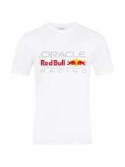 Volnočasové tričko Oracle Red Bull Racing s logem bílé CORE