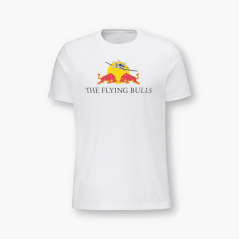 Red Bull tričko The Flying Bulls biele s logom