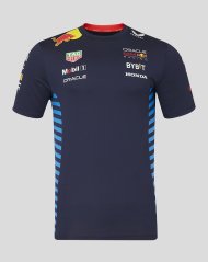 Týmové tričko Red Bull Racing F1 2024 tmavě modré