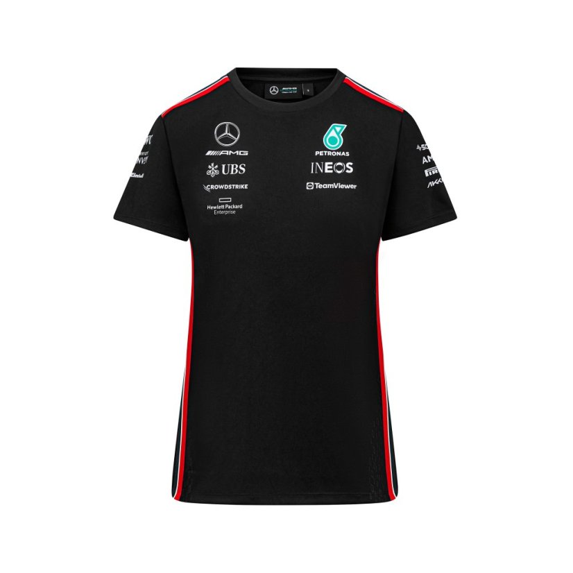 Mercedes AMG Petronas F1 dámské týmové triko AMG černé