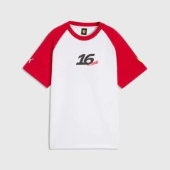 Detské tričko Charles Leclerc Scuderia Ferrari F1 x Puma - fanská edícia