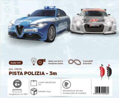 Autodráha PISTA Alfa Romeo Polizia - Audi 1:43