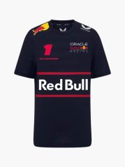 Detské tímové tričko Oracle Red Bull Racing s logami sponzorov - Max Verstappen - JL