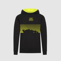 Aston Martin F1 Team dětská fanouškovská mikina GRAPHIC černá