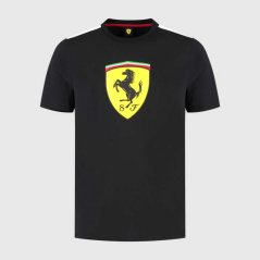 Fanúšikovské tričko Scuderia Ferrari F1 s logom čierne