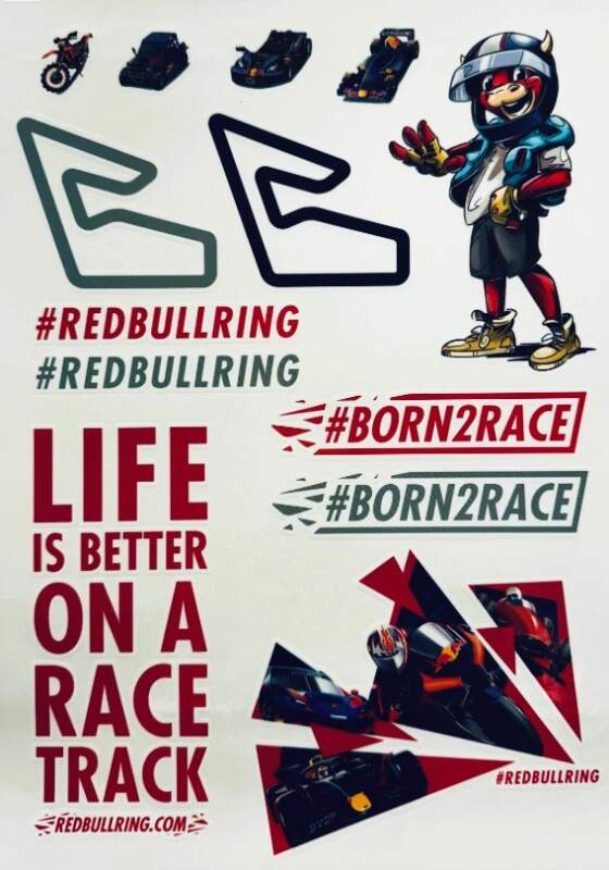 Set samolepek Red Bull Ring