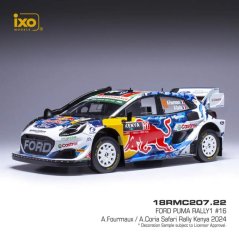Model IXO Ford Puma Rally 1, WRC, Safari Rallye Kenia, 2024, #16, 1:18