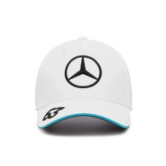 Týmová kšiltovka George Russell - Mercedes AMG F1 bílá