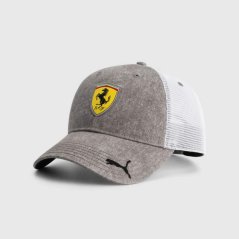 Scuderia Ferrari F1 volnočasová kšiltovka síťovaná s logem šedá