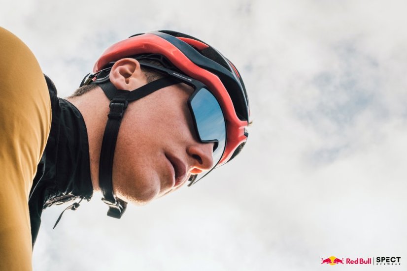 Red Bull Spect sluneční brýle DASH černé s zeleno fialovým sklem