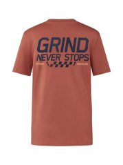 Fanúšikovské tričko KTM Red Bull Racing GRIND tmavo hnedé