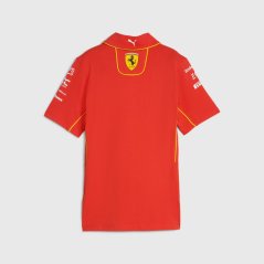 Dámská týmová polokošile Scuderia Ferrari F1 2024 červená