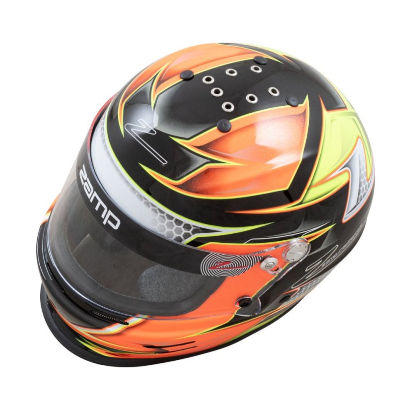 ZAMP Přilba RZ 42Y Orange/Yellow CMR