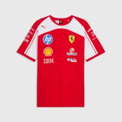 Tričko Scuderia Ferrari F1 s logami sponzorov - tímová edícia