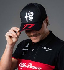 Alfa Romeo F1 Team tímová kšiltovka Valtteri Bottas čierna