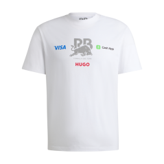 Tričko Yuki Tsunoda - Visa Cash App RB - F1 Team biele