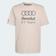 Tričko Audi Revolut F1 béžové x Adidas - volnočasová edice