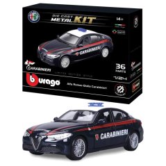Model Bburago stavebnice Alfa Romeo Giuglia Carabinieri 1:24
