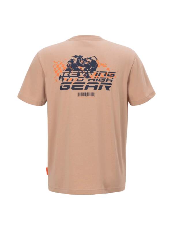 Fanouškovské tričko KTM Red Bull Racing GEAR světle hnědé