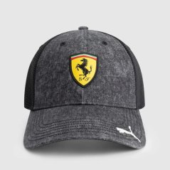 Scuderia Ferrari F1 volnočasová kšiltovka síťovaná s logem černá