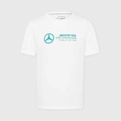Mercedes AMG Petronas F1 voľnočasové tričko AMG biele