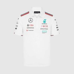 Tímová polokošela Mercedes AMG F1 2024 biela