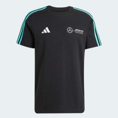 Tričko Adidas - Mercedes AMG Petronas F1 DNA čierne - voľnočasová edícia
