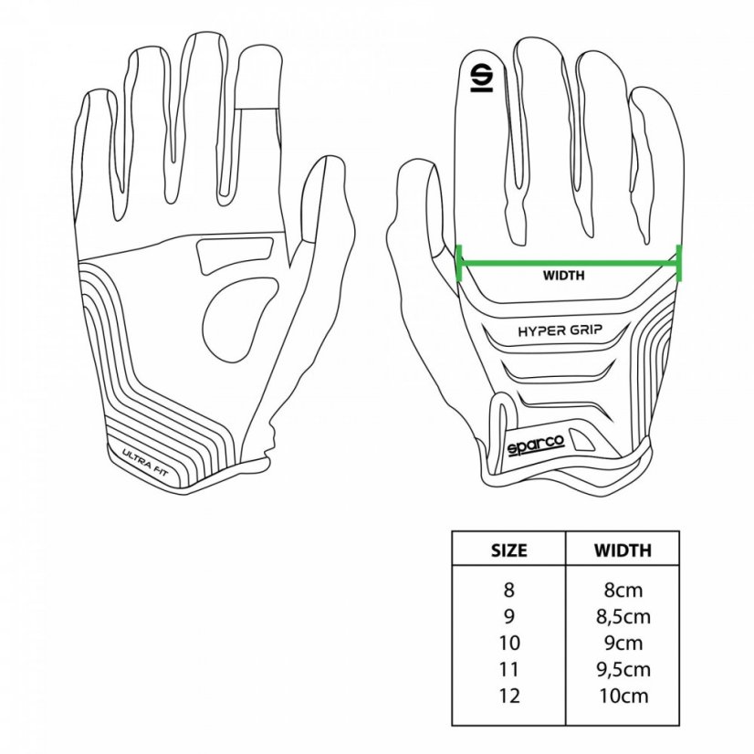 Sparco Rukavice Hypergrip