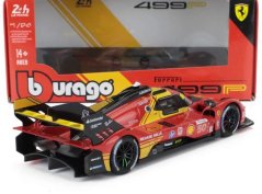 Model BBurago Ferrari 499P #50 Winner Le Mans 2024 1:24