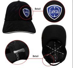 Lancia kšiltovka černá - licencovaný produkt