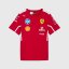Týmové tričko Scuderia Ferrari F1 s logy sponzorů