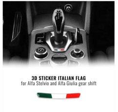 Samolepka italian flag pro Alfa Romeo Giulia a Stelvio
