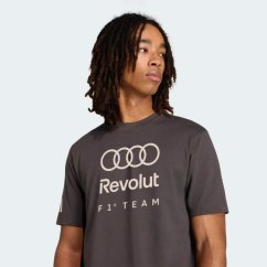 Tričko Audi Revolut F1 šedé x Adidas - volnočasová edice